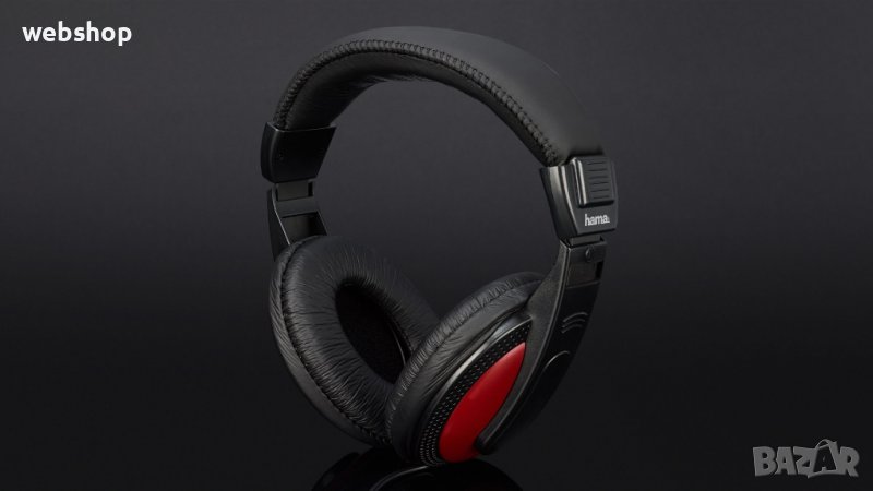 Качествени Аудио Слушалки HAMA с 2м кабел , снимка 1