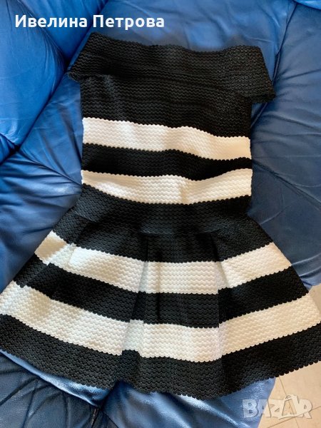 Бандажна рокля с голи рамене, снимка 1