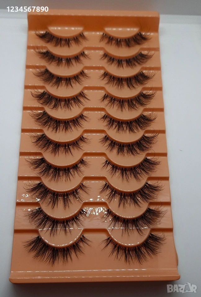 4D Мигли 10 чифта в кутия, снимка 1