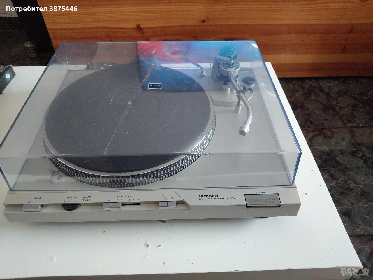 Продавам грамофон Technics SL-D3 , снимка 1