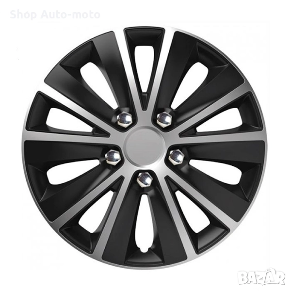 Тасове за джанти Automat - 16'' - Универсални Silver / Black, снимка 1