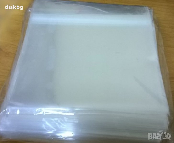 Нов целофанов плик 13/15cm с лепенка за 1 CD/DVD, снимка 1