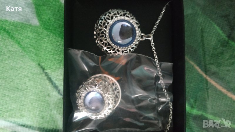 Комплект колие и обици, снимка 1