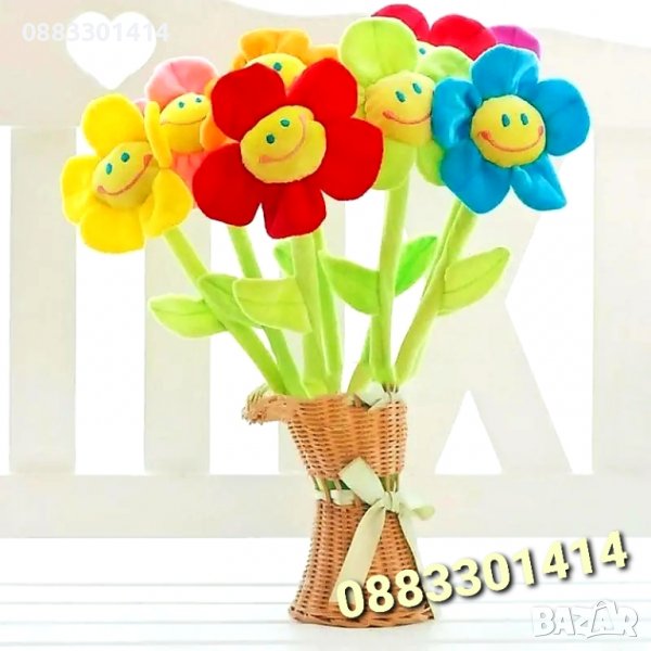 Плюшено цвете Плюшен букет цветя, снимка 1