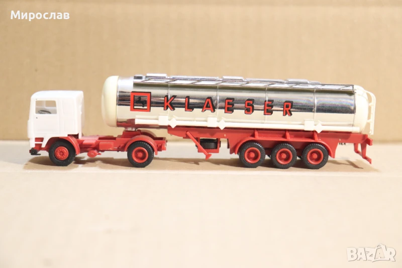 HERPA 1/87 H0 VOLVO ВЛЕКАЧ КАМИОН ТИР ЦИСТЕРНА МОДЕЛ, снимка 1