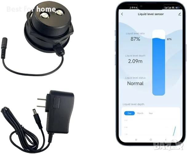 Нивомер за измерване на водата и маслото на автомобил tlc2206, снимка 1