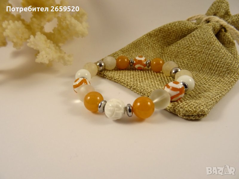 Дамска гривна от естествени камъни, снимка 1