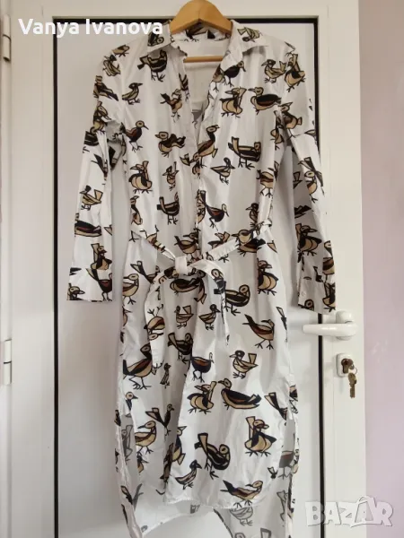 Samsoe Samsoe рокля/риза с патета, снимка 1