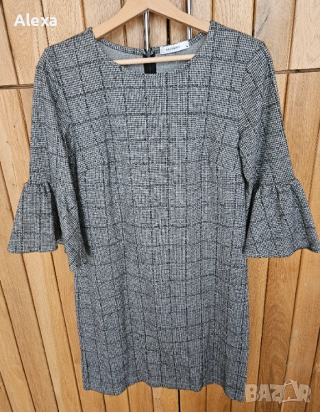 Рокля в сив цвят на марката Reserved в размер М, снимка 1