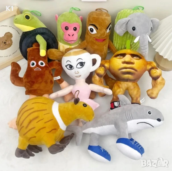 Italian brain rot плюшени играчки/Tralalero tralala, Италиански Хумор, снимка 1