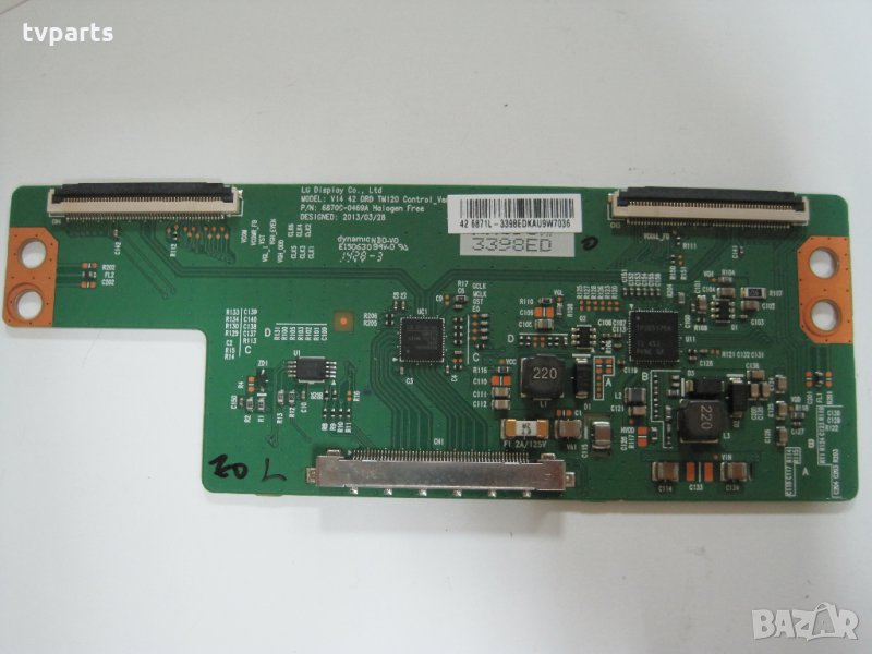 T-Con V14 42 DRD TM120 6870C-0469A TPT420H2 Philips 42PFH6109/88 100% работещ, снимка 1