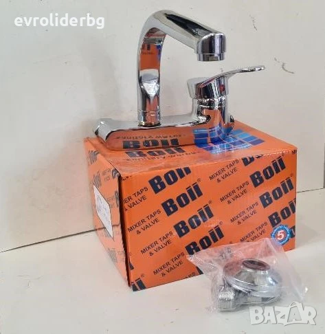 СУПЕР ПРОМОЦИЯ!!!Батерия Едноръкохваткова за стена със Неръждаема Странична "L" лебедка., снимка 1