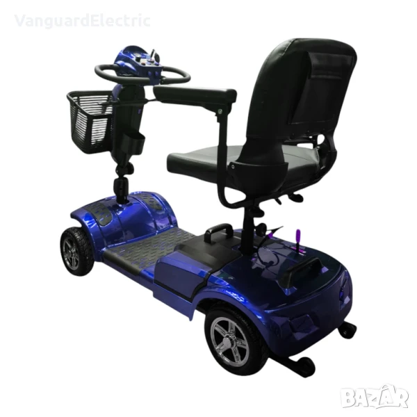 Електрическа четириколка BL2 500W (инвалидна) - Синя, снимка 1