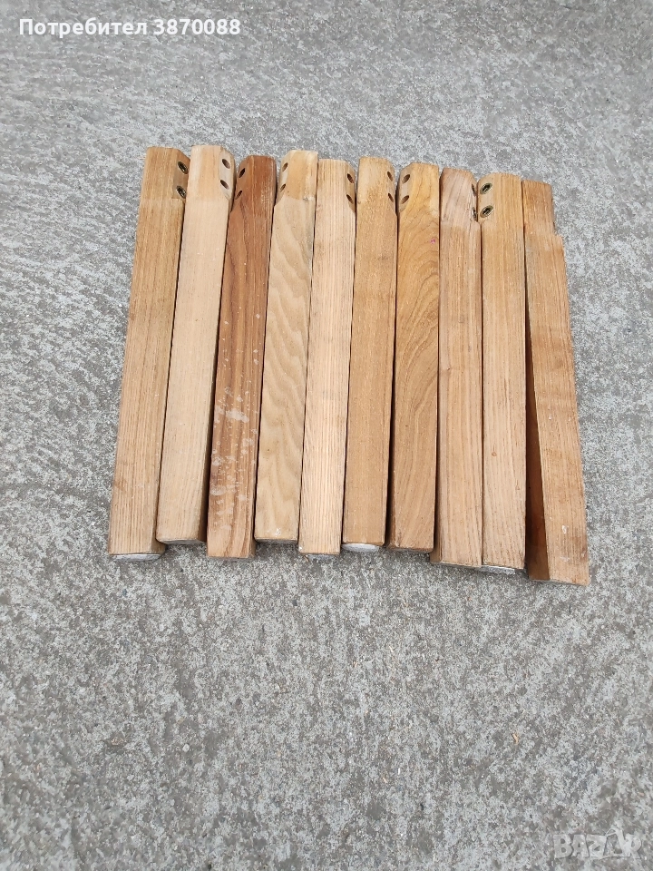 Дървени крака за столове!, снимка 1