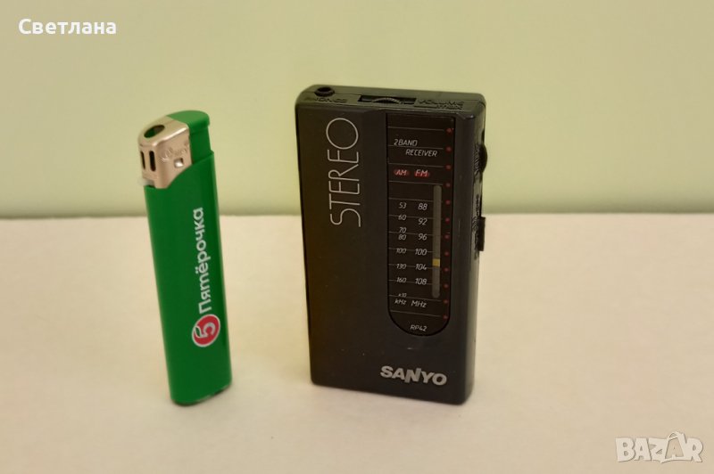 Sanyo RP 42 мини джобно радио, снимка 1