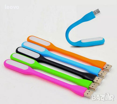  Компактна сгъваема USB LED лампа. За лаптоп, компютър, външна батерия, външна батерия, снимка 1