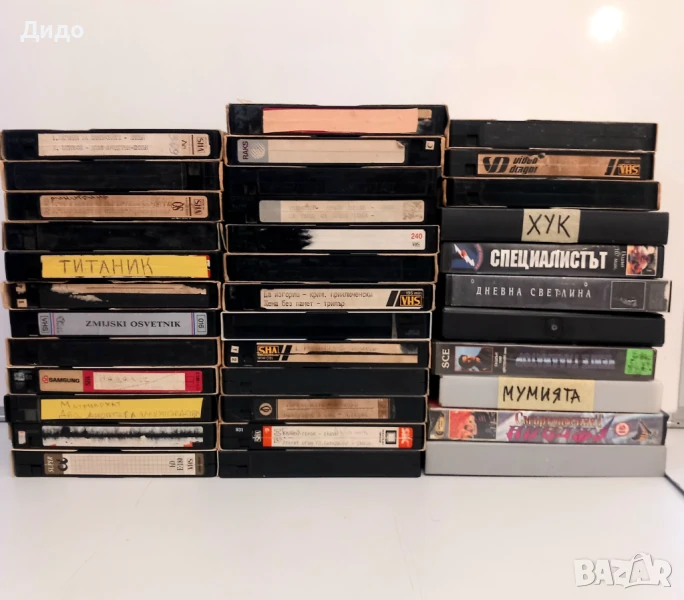 Лот 35 видеокасети видеотека VHS, снимка 1