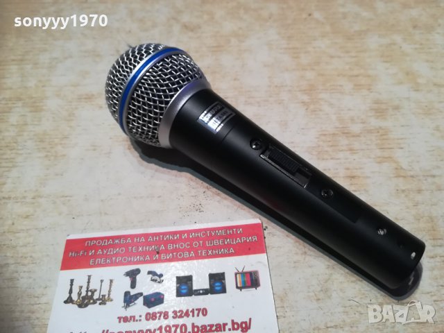 shure beta sm58s-profi mic-внос швеицария 2603212040, снимка 5 - Микрофони - 32317114