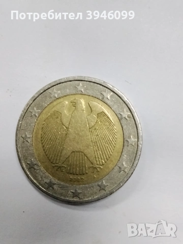 Евромонета от 2 евро 2002г., снимка 3 - Нумизматика и бонистика - 53608186