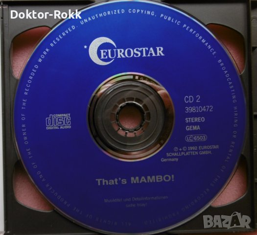 That's Mambo! (1992, 2 CD), снимка 4 - CD дискове - 38400772