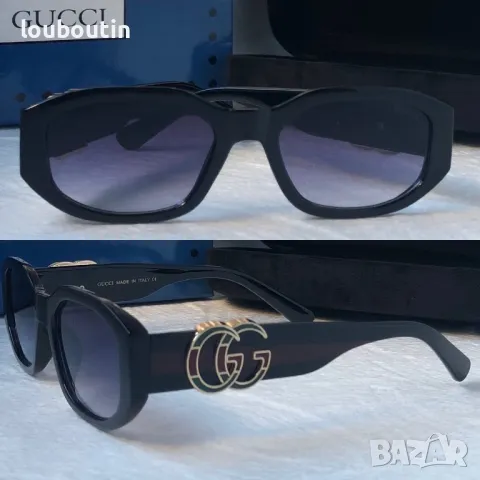 GUCCI с лого 1:1 дамски слънчеви очила елипса 2 цвята овални кръглин, снимка 4 - Слънчеви и диоптрични очила - 47695562