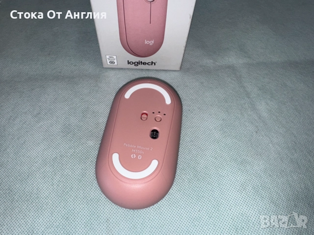 Безжична мишка Logitech Pebble 2 M350S, розов - 910-007014, снимка 3 - Клавиатури и мишки - 52549795
