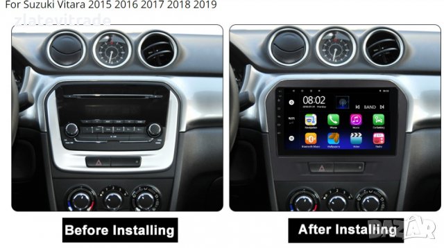 SUZUKI VITARA 2015-2020 - 9'' Навигация андроид Мултимедия GPS ВИТАРА, снимка 3 - Аксесоари и консумативи - 29063313