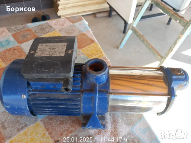 Многостъпална водна помпа ELMASH HMC-5 SC, 1.8 kW, напор 60 м, снимка 3 - Водни помпи - 48822680