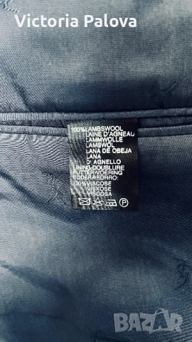 LUXURY модна къща YVES SAINT LAURENT винтидж сако 100% агнешка вълна, снимка 14 - Сака - 52485956