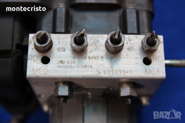 ABS модул Renault Clio IV (2013-2019г.) 47660 5492 R / 476605492R / 2265106516 / 0265956285 / 269633, снимка 6 - Части - 36732768