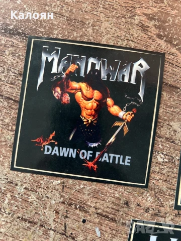 Ретро стикери Manowar лот, снимка 2 - Колекции - 51012069