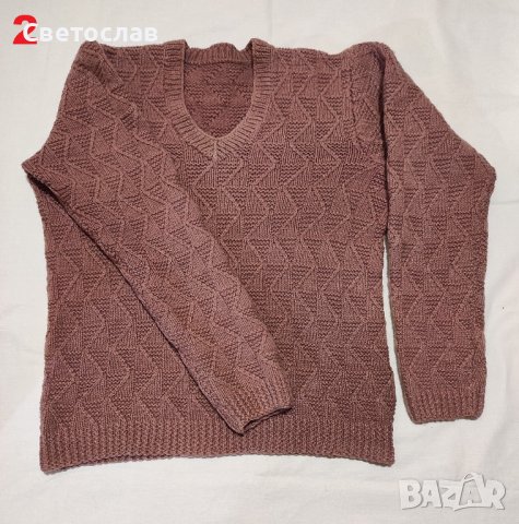Вълнени Пуловери домашно плетени, снимка 3 - Блузи с дълъг ръкав и пуловери - 40217262