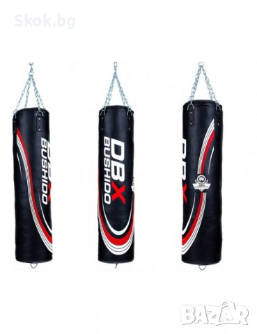 Боксова круша, празна - DBX Bushido Elite 130x40 cm - червена, снимка 2 - Бокс - 37971844