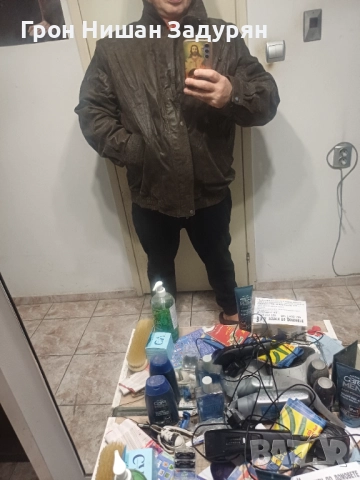 Кожено яке полушуба естествена кожа, снимка 2 - Якета - 52186760