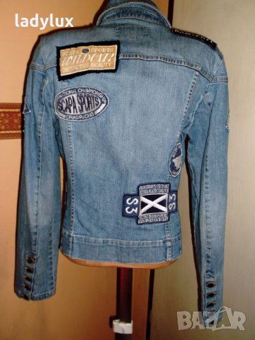 Scapa Sports, Уникално дънково Яке, Размер 38 (М). Код 701, снимка 5 - Якета - 26580921