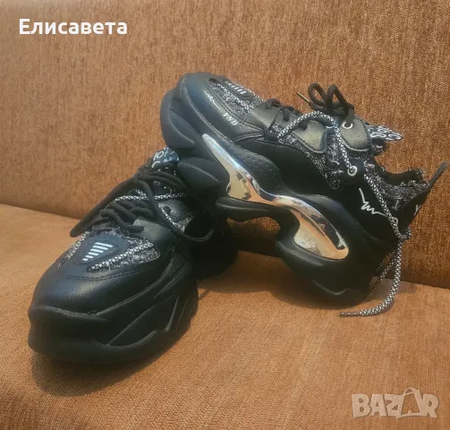 Дамски модерни кецове на платформа , снимка 1