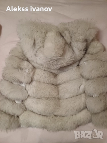 Дамско палто от естествена кожа и пух-лисица, снимка 6 - Якета - 52733149
