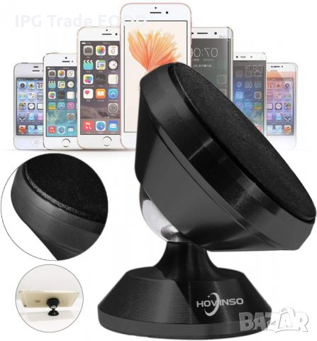  Магнитна стойка за кола за телефон , снимка 4 - Аксесоари и консумативи - 27238366