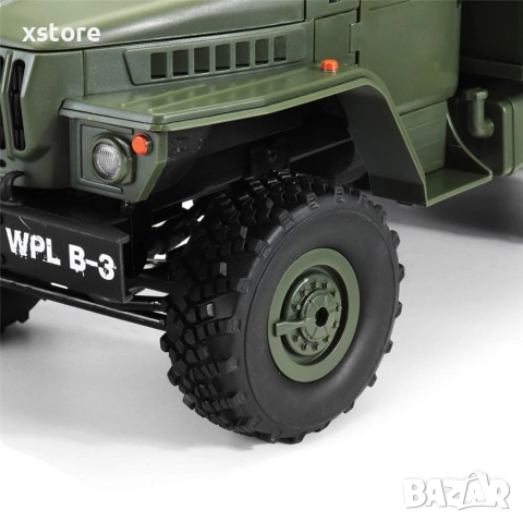 Детска количка тип руски военен камион модел NaughtyDragon с дистанционно TOYCAR8, снимка 5 - Коли, камиони, мотори, писти - 52800748