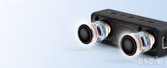 Висококачествена мощна колона Raymate R5 IPX7, снимка 3 - Bluetooth тонколони - 43591151