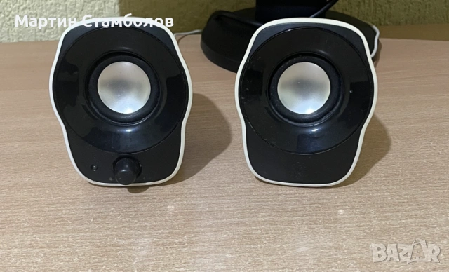 Тонколони Logitech Z120 – 2.0, USB захранване, бели | Отлично състояние