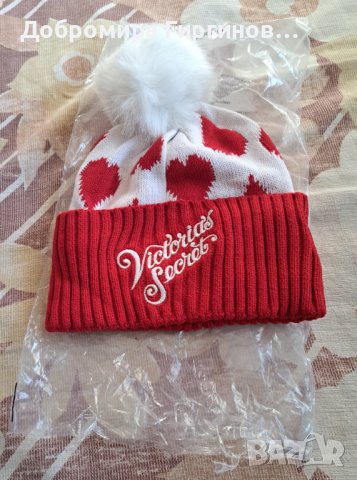 Продавам нова зимна шапка на Victoria Secret , снимка 1 - Шапки - 43851288