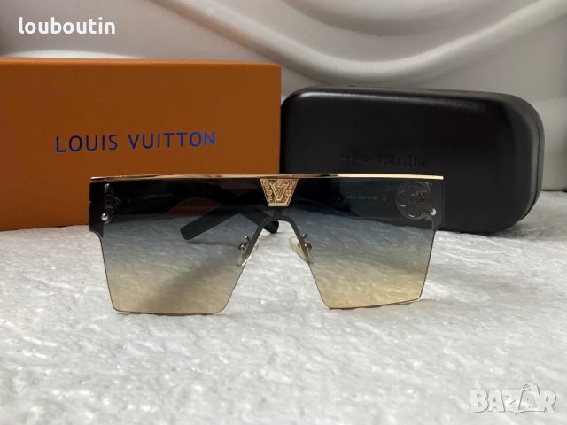 -22 % разпродажба Louis Vuitton 2023 висок клас дамски слънчеви очила маска Мъжки Унисекс, снимка 7 - Слънчеви и диоптрични очила - 38978445