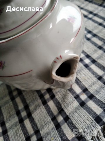 ретро порцеланов чайник, снимка 5 - Сервизи - 24634141