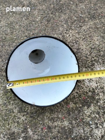 Емайлирана лампа, снимка 5 - Антикварни и старинни предмети - 43585687