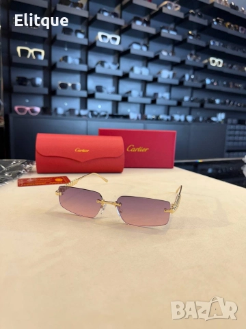 очила с черен обикновен калъф и Ув защита Gucci cartier, снимка 6 - Слънчеви и диоптрични очила - 52582358