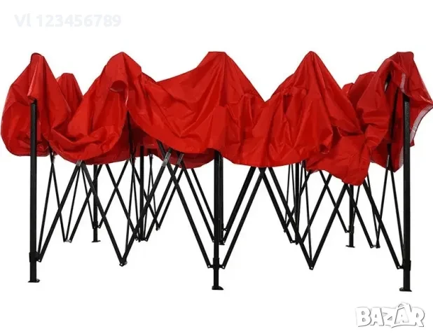 Сгъваема Градинска ШАТРА тип ХАРМОНИКА 3х6 м ПРОМОЦИЯ!, снимка 3 - Палатки - 50740796