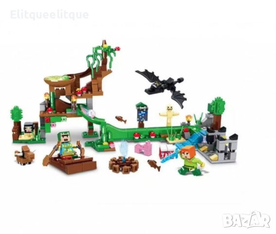 Конструктор Minecraft със светещи елементи – 427 елемента LB551, снимка 3 - Конструктори - 52273378