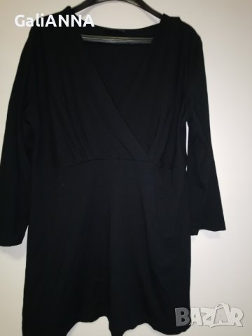 ЕЛЕГАНТНА ТУНИКА В ЧЕРНО XL