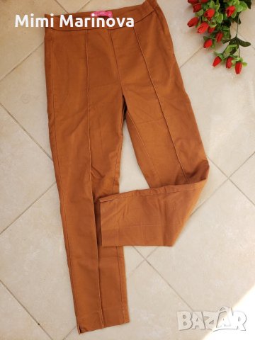 Кафяви панталон Pink woman  с ръб, снимка 2 - Панталони - 28359267